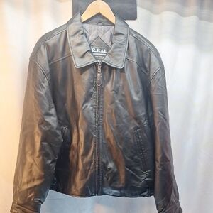 Classic Black Leather Jacket for Women